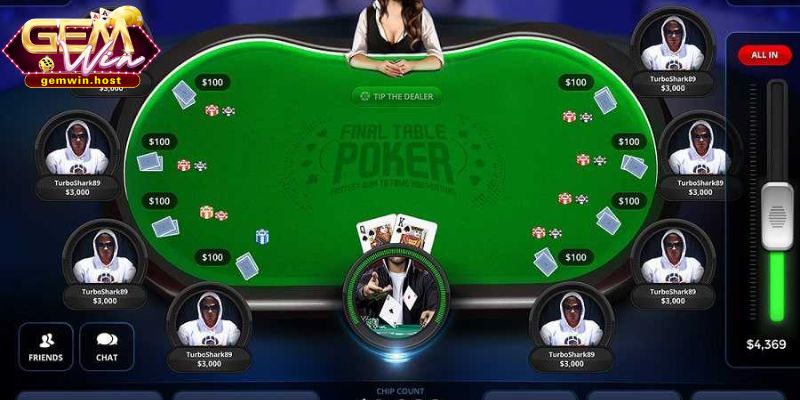 Game Poker tại GemWin luôn thu hút người chơi