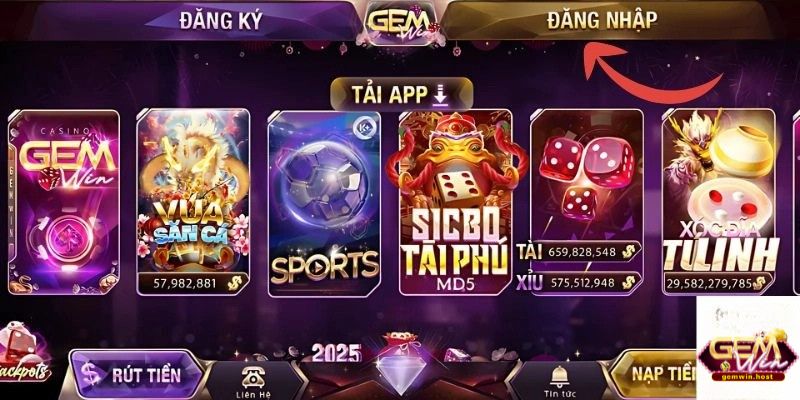 Có rất nhiều lỗi khác nhau khi tiến hành đăng nhập GemWin