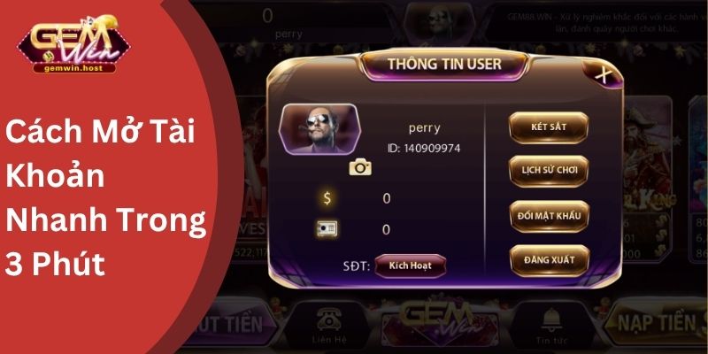 Cách Mở Tài Khoản Nhanh Trong 3 Phút 